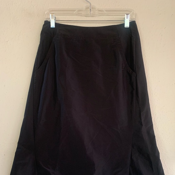Uniqlo Silk Blend Flare Skirt - Picture 2 of 4